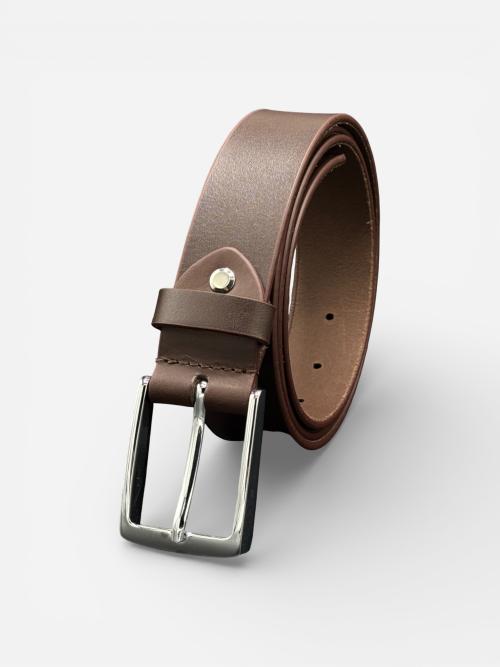 Dark Brown Leather Belt